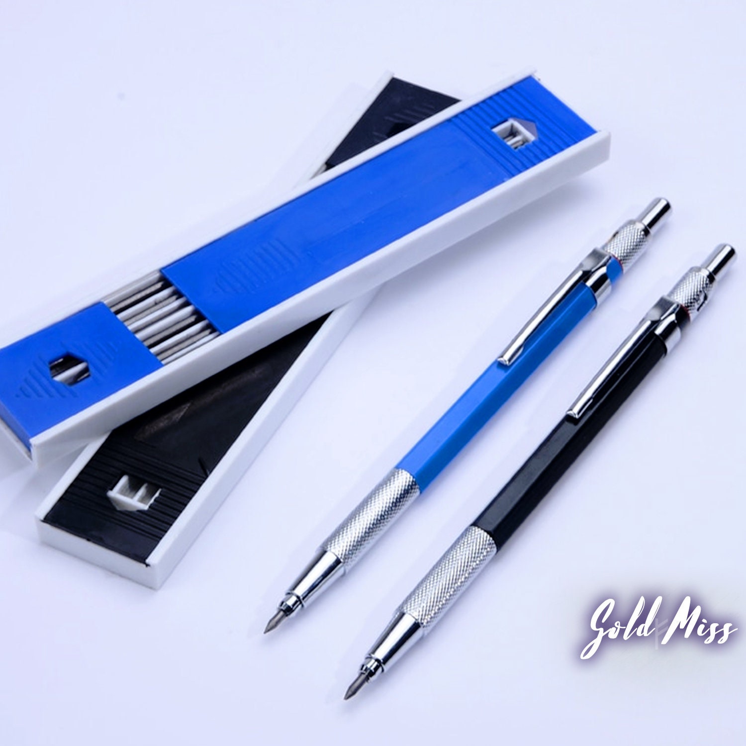 2mm Lead Holder Automatic Draughting Mechanical Drafting Pencil With 12X PLV 