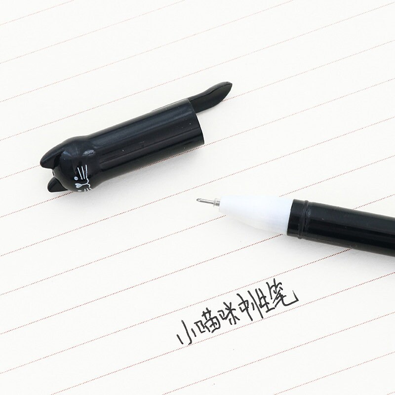 Kawaii Cat Ballpoint Pen Cute Cat Pen Writing Pen Cute Etsy