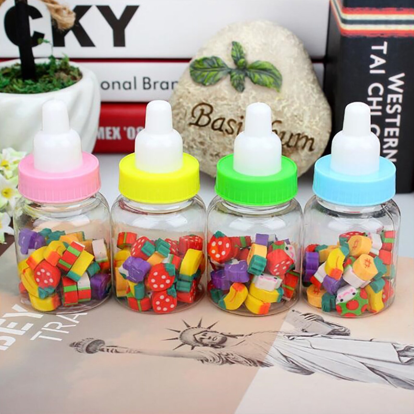 Small Erasers Slime Kit Slime Shops Slime Charms Grape Etsy