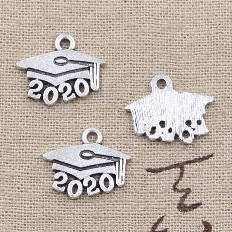 Graduation Charm 2020 Charm 2019 Charm 20pc Graduation Gift Earrings DIY Scrapbooking Charm Graduation Scrapbook Cards Bulk Charms Diploma