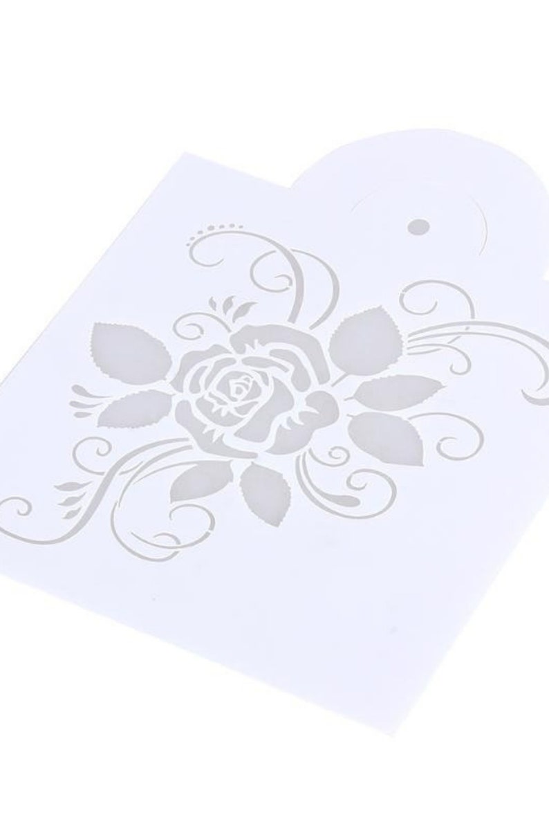 Reusable Rose Stencils Floral Cake Stencils Cake Decorating Etsy