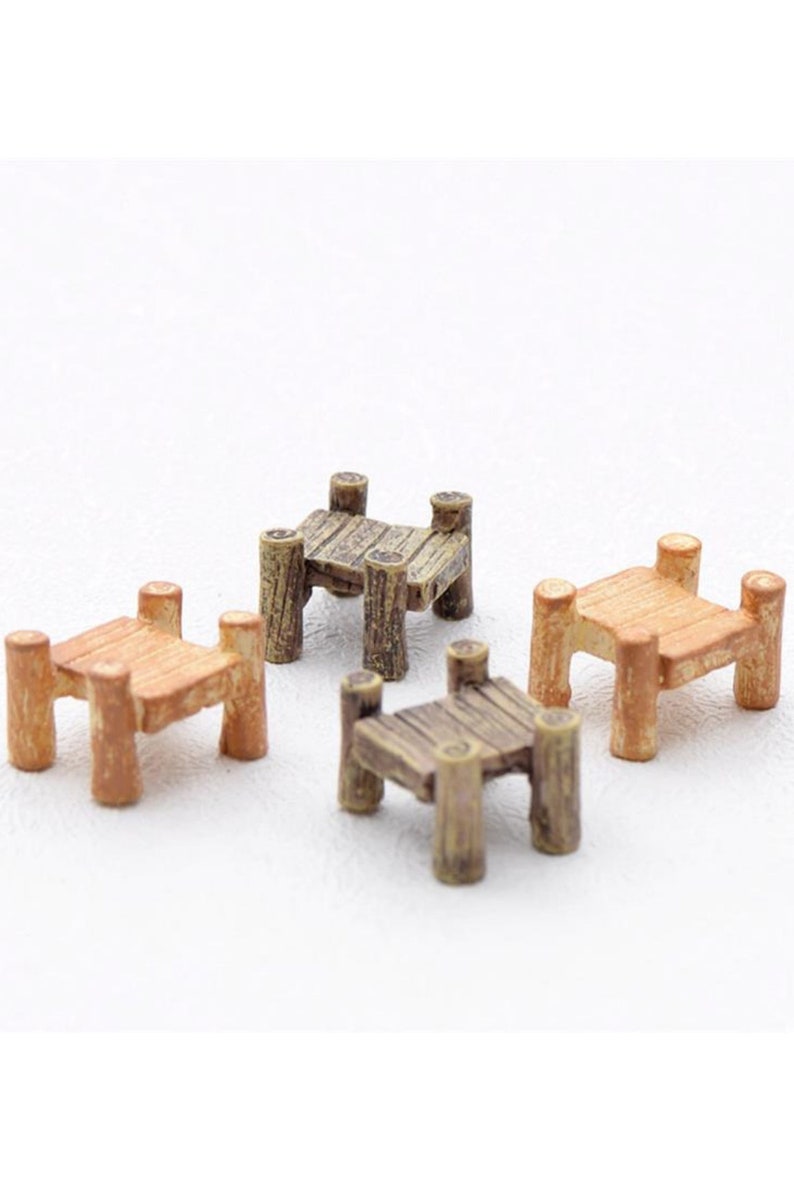 Wooden Bridge Miniature Garden Fairy Garden Bonsai Decoration Dollhouse Supplies Country Doll House Accessory Country Style Decor Cottage
