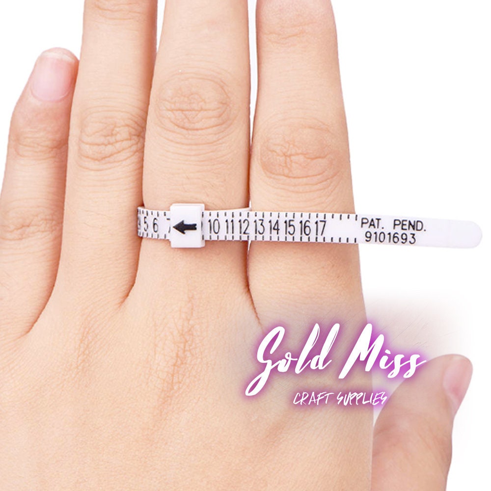 Wedding Ring Resizer DIY Jewelry Kit Ring Measure Plastic Etsy