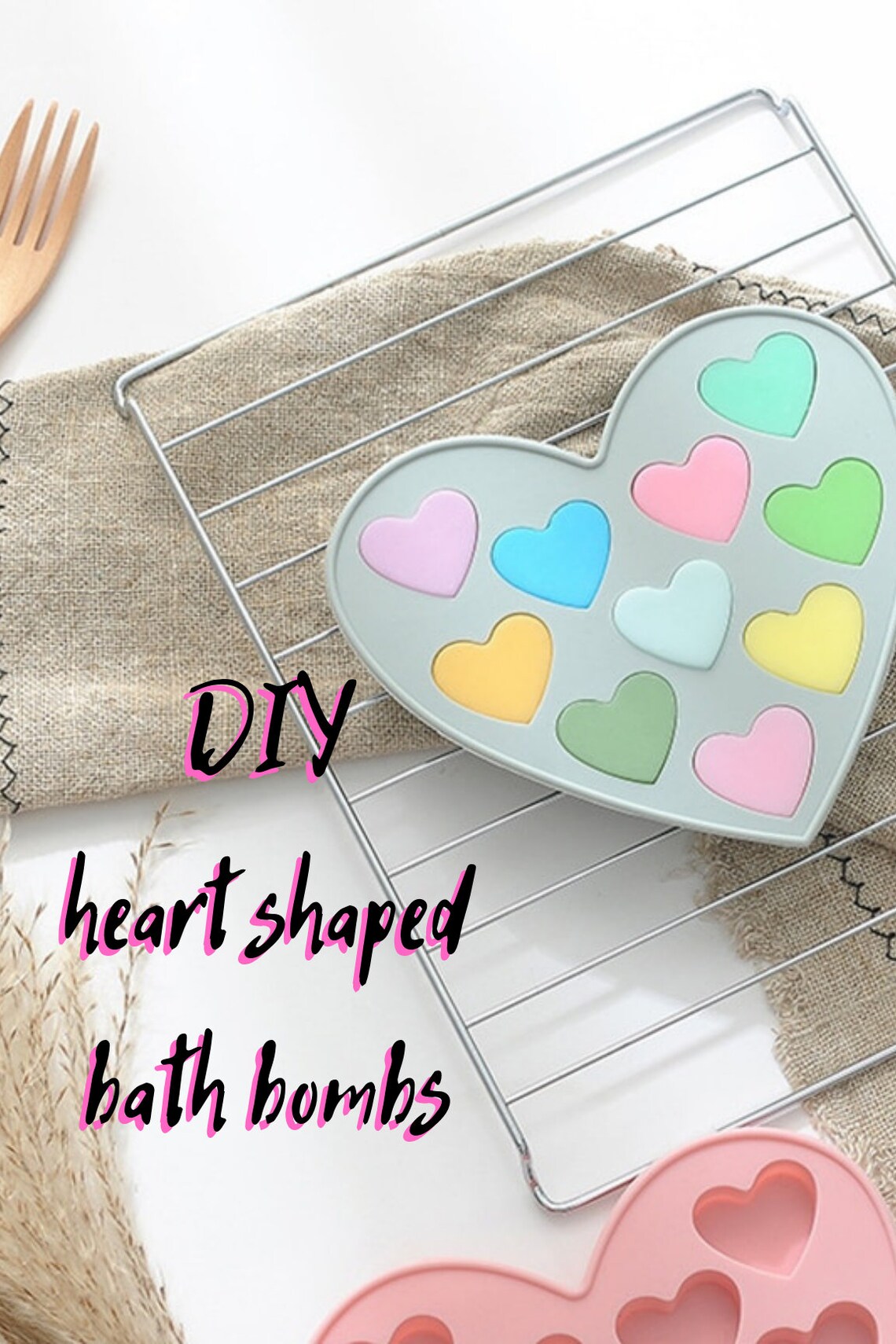 Heart Bath Bomb Mold Fondant Heart Mold Romantic Chocolate | Etsy