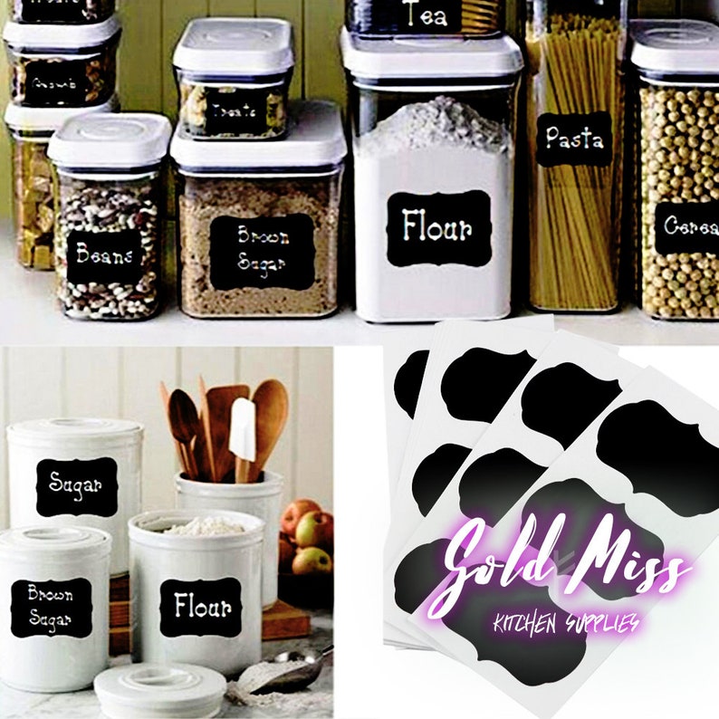 Chalk Board Labels Chalkboard Food Labels Blackboard Water Etsy