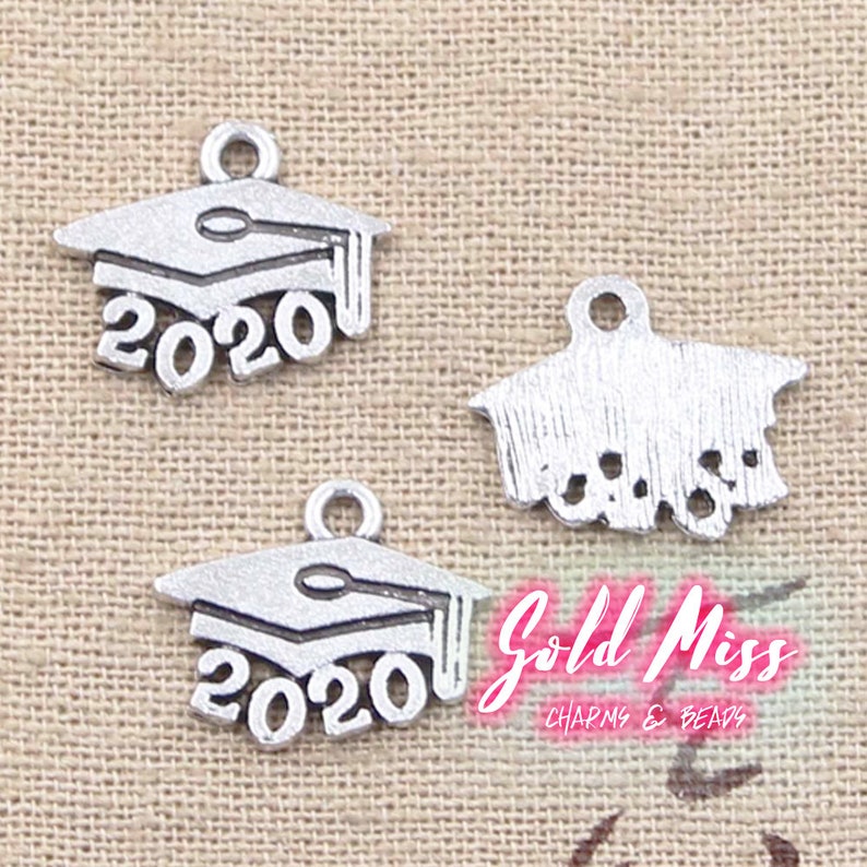 Graduation Charm 2020 Charm 2019 Charm 20pc Graduation Gift Earrings DIY Scrapbooking Charm Graduation Scrapbook Cards Bulk Charms Diploma