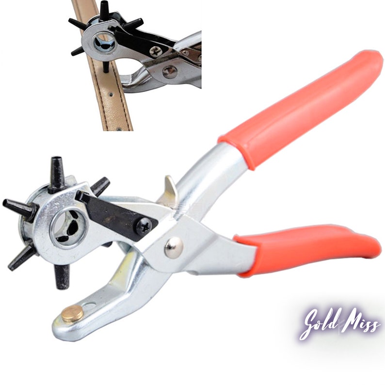 Tmtop Leather Hole Punch Tools DIY Stainless Steel Leather Craft Tool Stitching Hole Punch Tool Tmtop Leather Hole Punch Tools DIY Stainless Steel Leather Craft Tool Stitching Hole Punch Tool