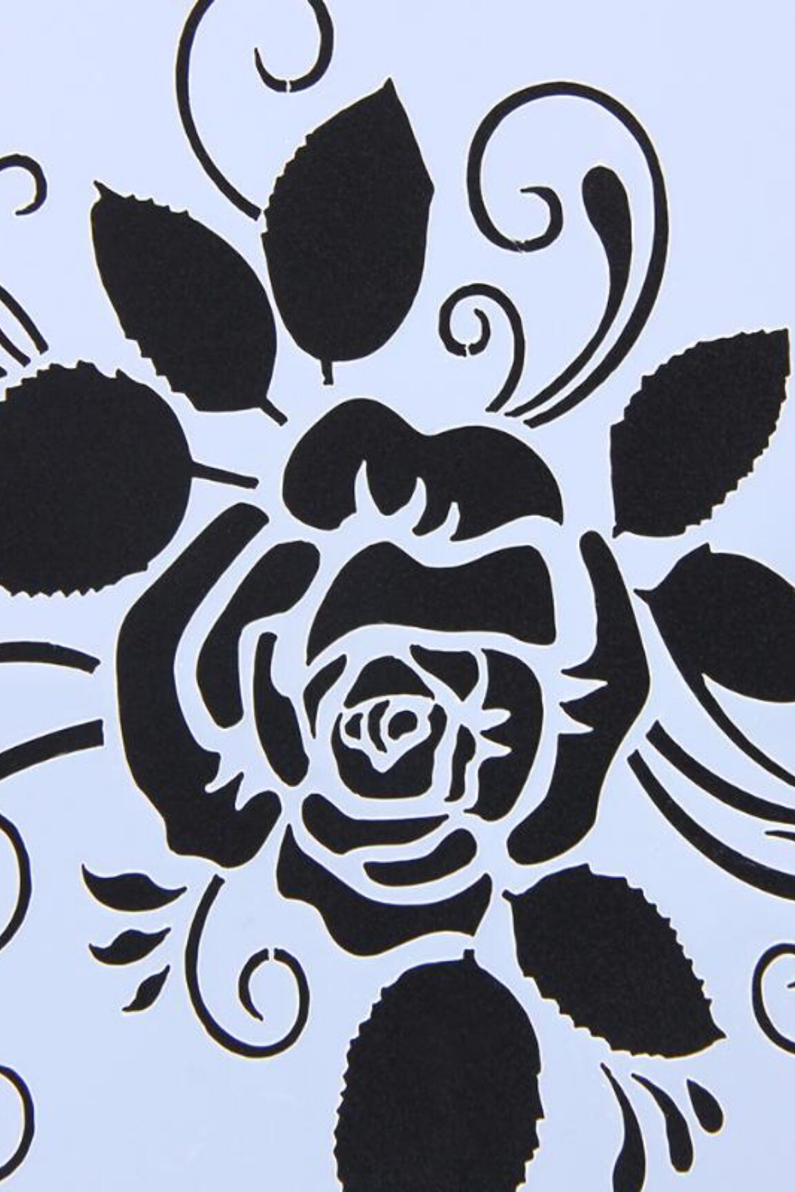 Reusable Rose Stencils Floral Cake Stencils Cake Decorating Etsy