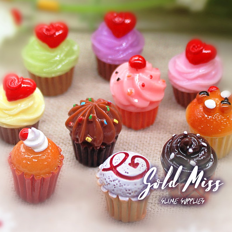 Cupcake Charms Mini Cupcakes Dollhouse Birthday Cupcake Charms Mini Cupcakes Dollhouse Birthday