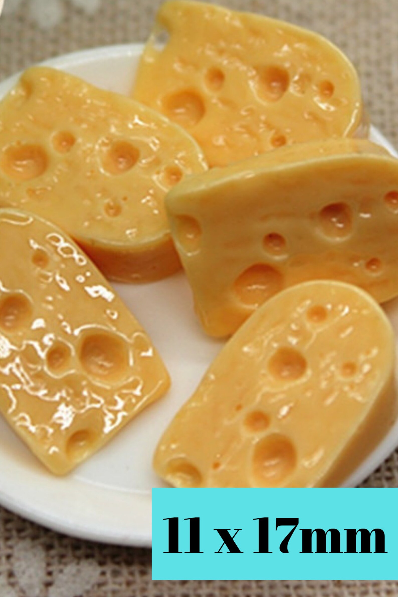 Fake Cheese Wedge Tiny Fake Food Cheddar Cheese Earrings Etsy