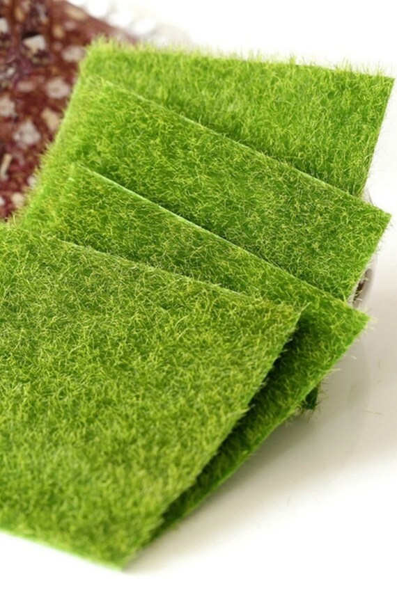 Artificial Fairy Garden Grass Fake Miniature Artificial Fairy Garden Grass Fake, What To Use For Grass In A Fairy Garden