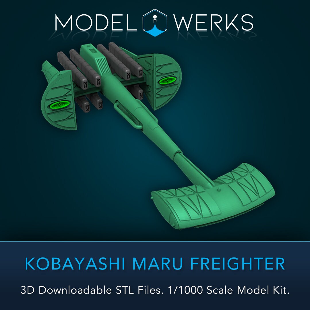 1/1000 Scale Kobayashi Maru 3d Printable Digital Model Kit - Etsy