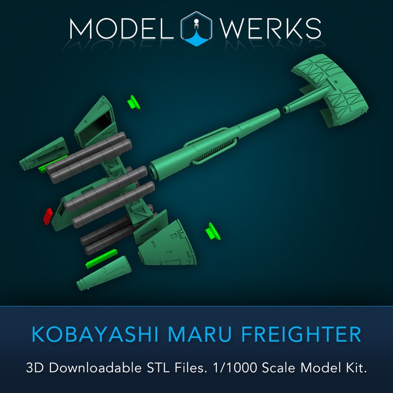 1/1000 Scale Kobayashi Maru 3d Printable Digital Model Kit - Etsy
