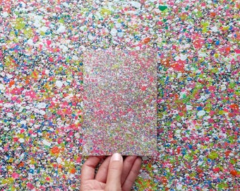 Bright and colourful fun splatter card, blank on inside