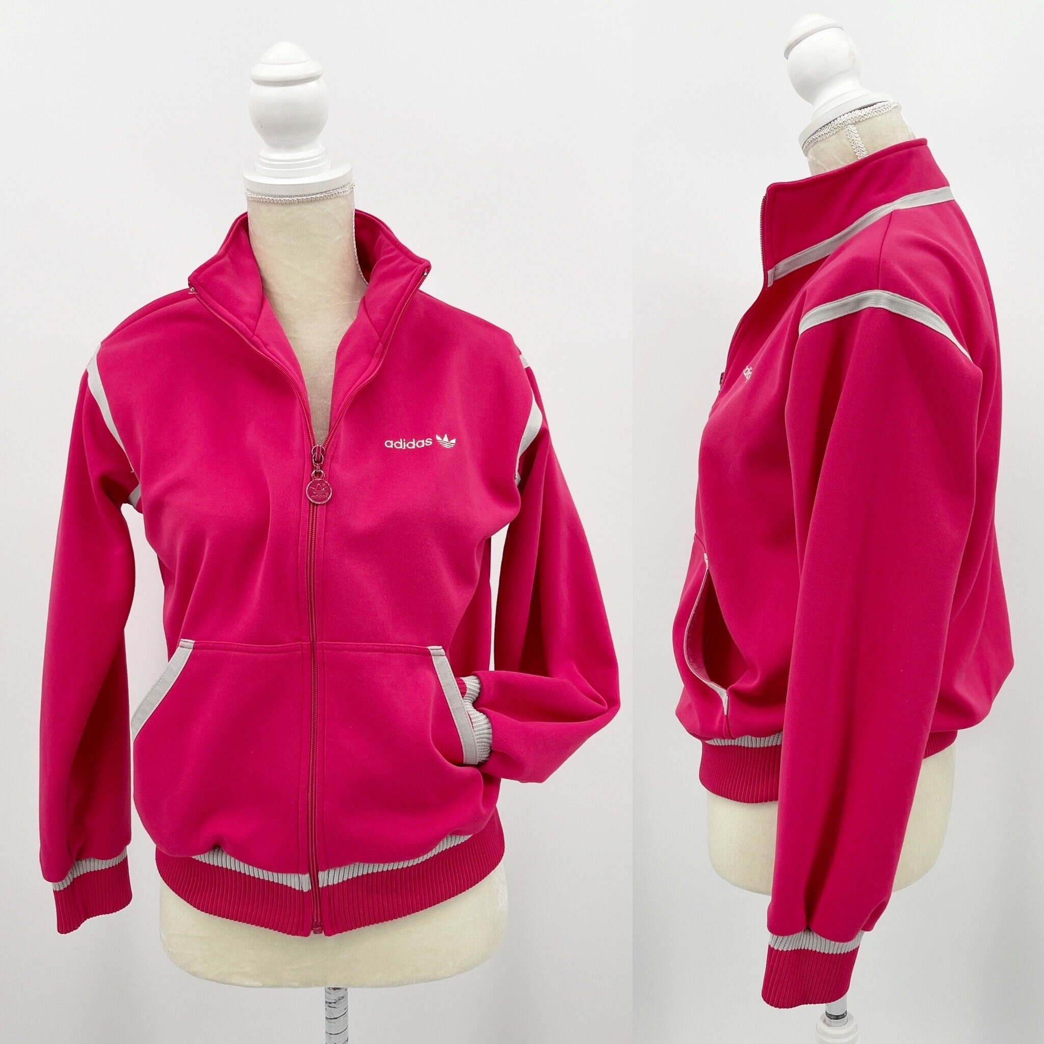 Adidas Pink Jacket - Etsy