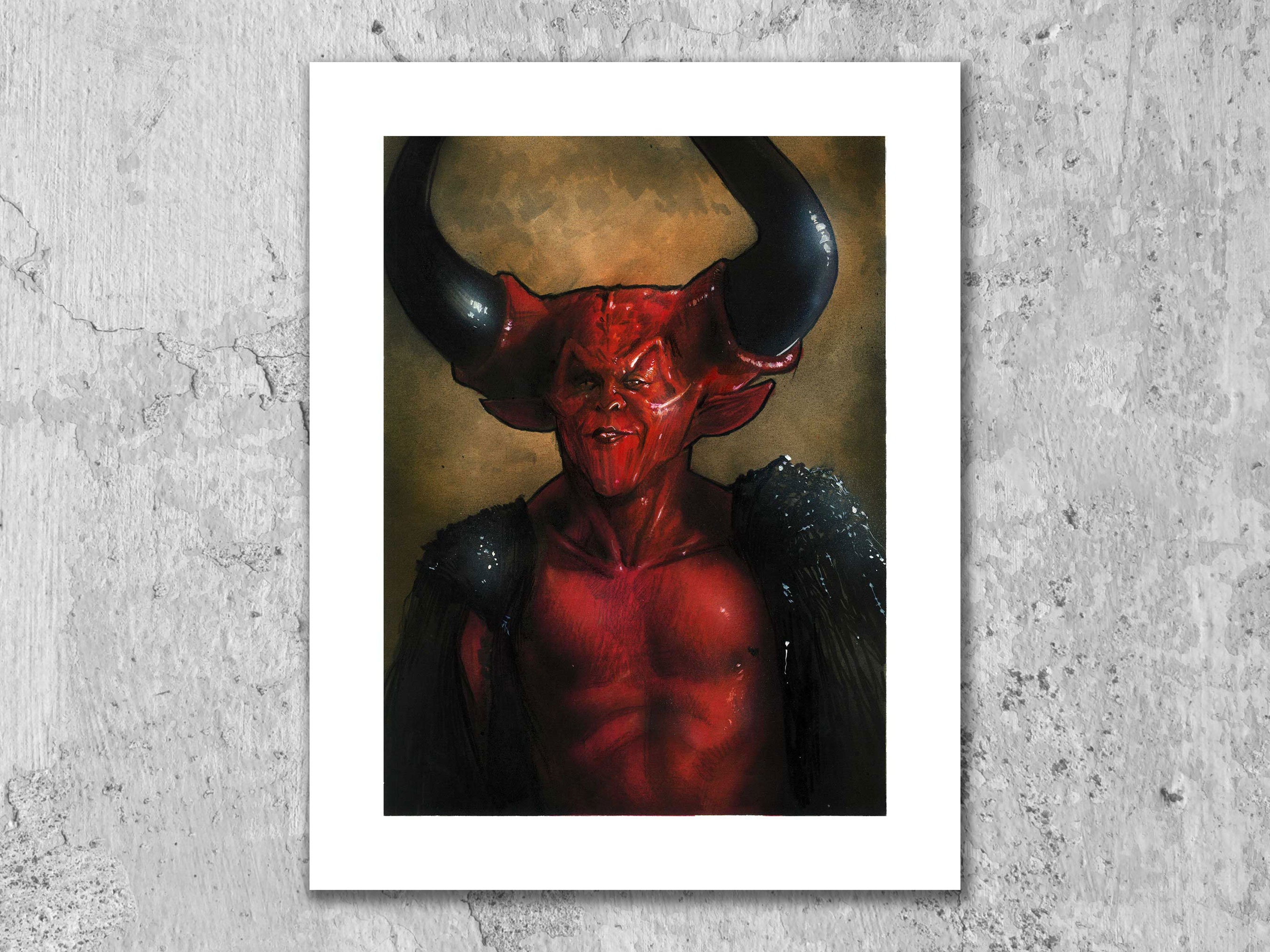The Darkness tim Curry Legend. 11x14 Art Print Etsy