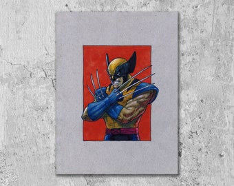Wolverine, 9x12 Art Print