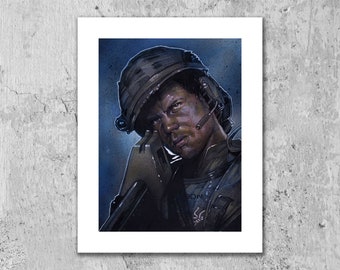 Pvt Hudson - Bill Paxton, Aliens 11x14 Art Print