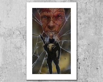 Punisher: Warzone. 11 x 17" print, Kunst aan de muur, Fan Art