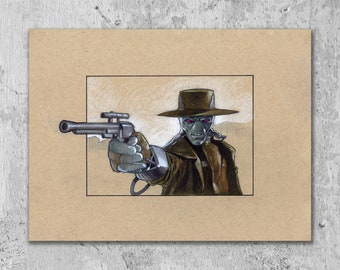 Cad Bane, Boek van Boba Fett. 12x9 Art Print