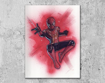 Spider-Man, 9x12 Art Print