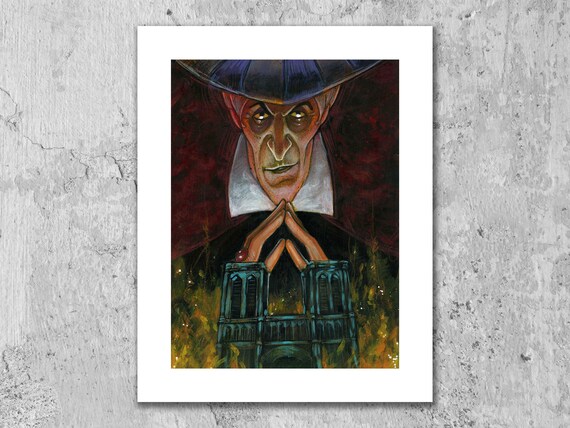 Frollo, Hunchback of Notre Dame, 11x14 Print, Disney Art, Fan Art, Art  Print. - Etsy
