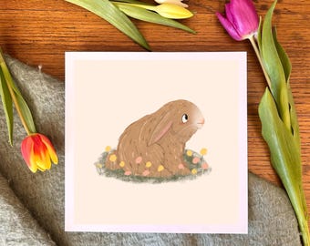 Cute Rabbit - Art Print - Bunny - Spring, Easter