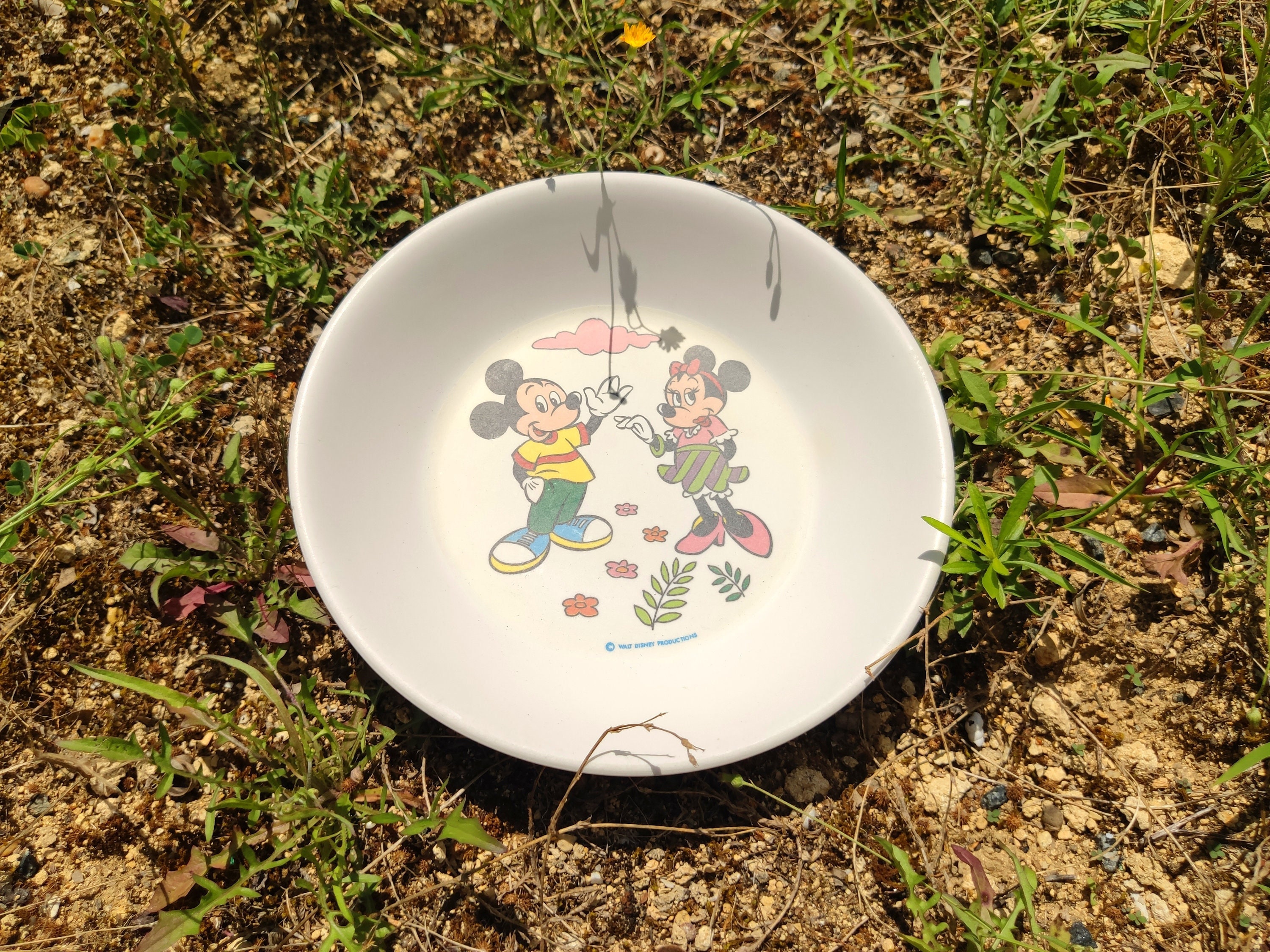Bunny Ears Outline Plate| Kids Melamine Plates |Kids Dinnerware |Easter  Gifts