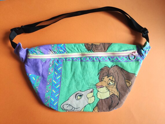 XL Fanny Pack With the Lion King Motifs Etsy Australia