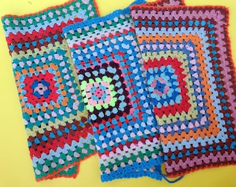 Set aus 3 Vintage-Tischsets aus Wolle