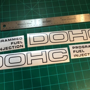 84-87 cr-x DOHC PGM FI Decal Replica