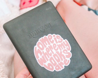 Home Is Where My Books Are Sticker - Available in 3 Colors - Bibliophile Bookish