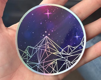 Holographic Night Court Sticker - ACOTAR Inspired