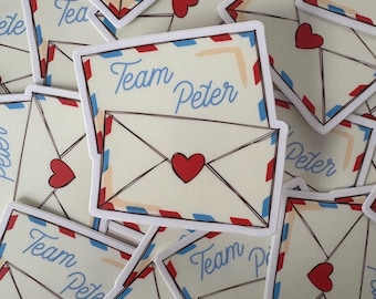 Team Peter Vinyl Sticker – To All the Boys I've Loved Before Inspired