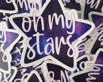 Oh My Stars Sticker - The Lunar Chronicles Inspired