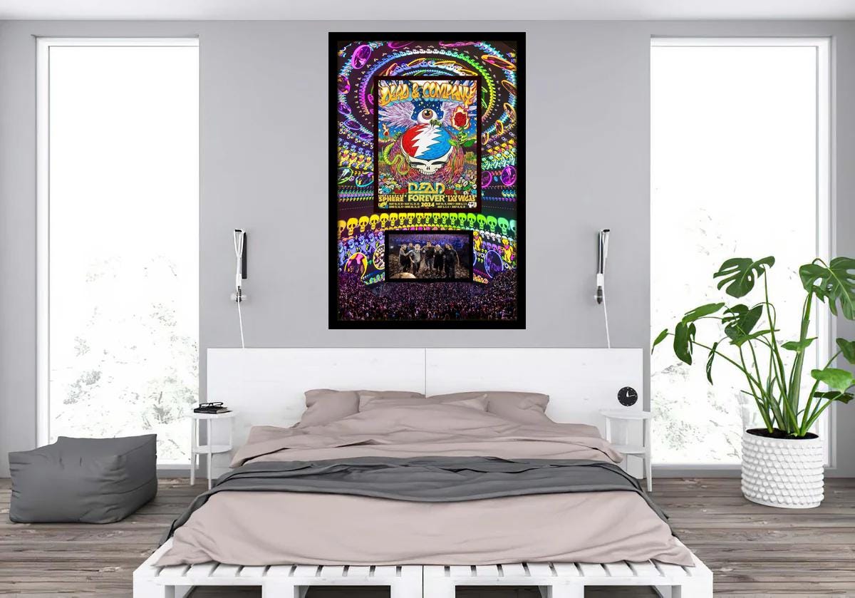Grateful Dead at the Sphere in Las Vegas 3d Shadowbox With LED ...