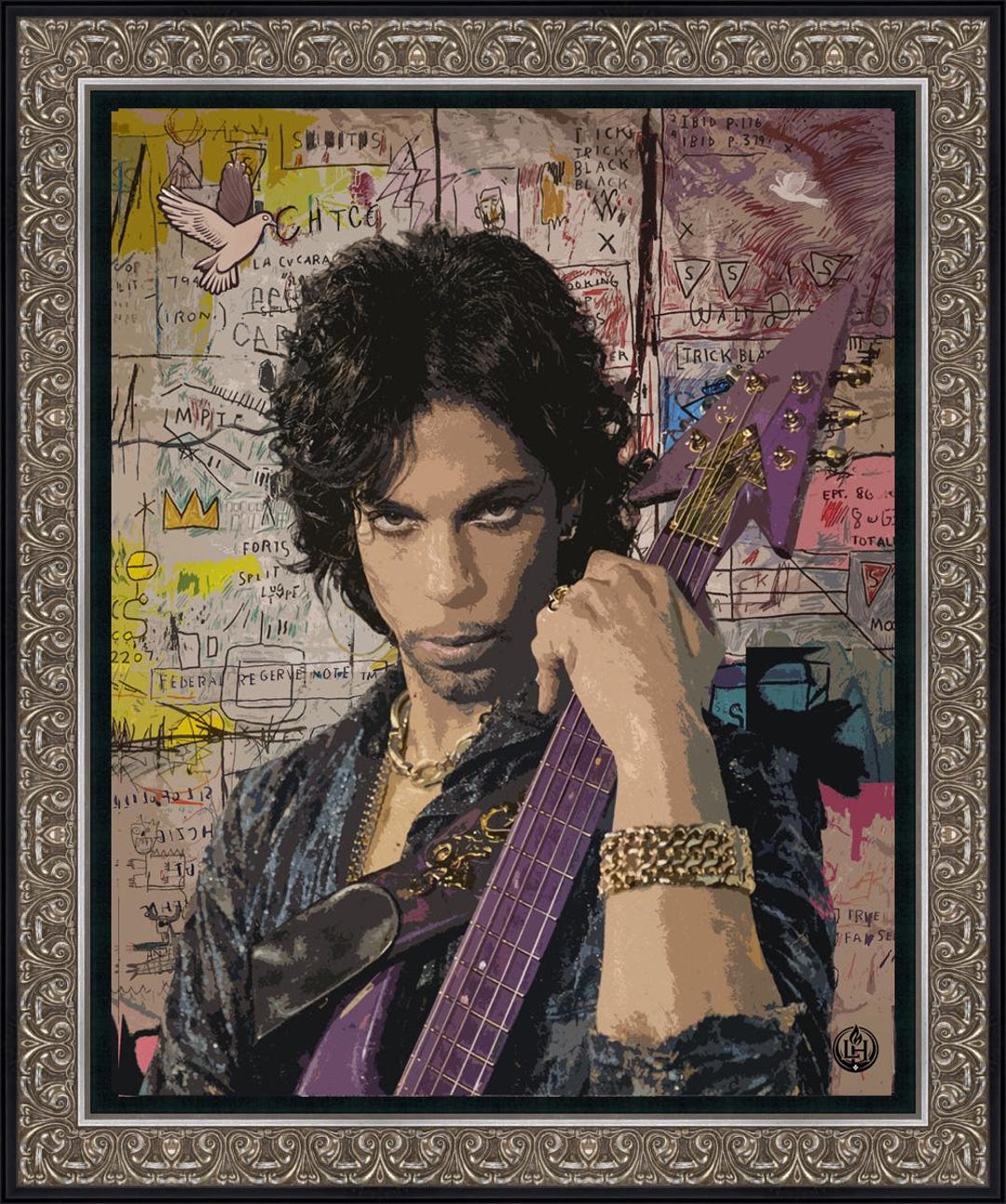Prince - When Doves Fly – Original Mixed-media Artwork
