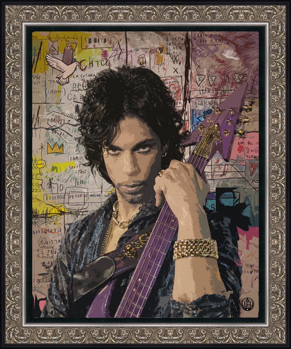 Prince - When Doves Fly – Original Mixed-media Artwork