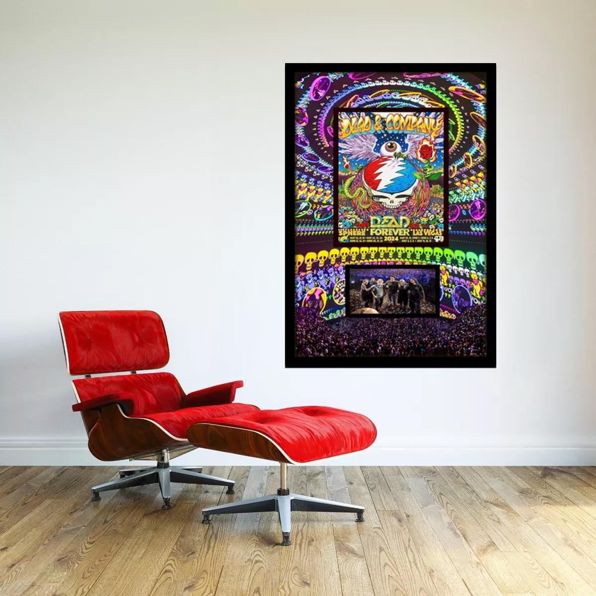 Grateful Dead at the Sphere in Las Vegas 3d Shadowbox With LED ...
