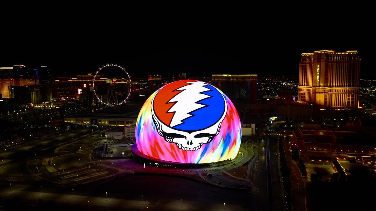 Grateful Dead at the Sphere in Las Vegas 3d Shadowbox With LED ...