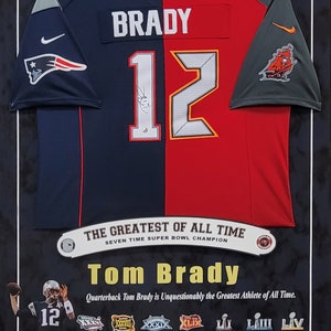 Tampa Bay Buccaneers Tom Brady Autographed White Nike Twill Limited Jersey  Size L Fanatics Holo