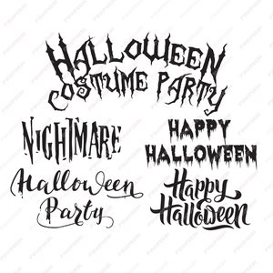 Download Halloween font svg | Etsy