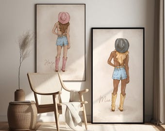 Personalize Wall Art, Any items from our shop, Customize your color with your names from Our Shop Bluish Buttercup