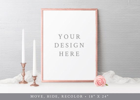 Wedding Table Arrangements Mockup 18x24 Frame Mockup Wedding Table Arrangements Mockup 18x24 Frame Mockup