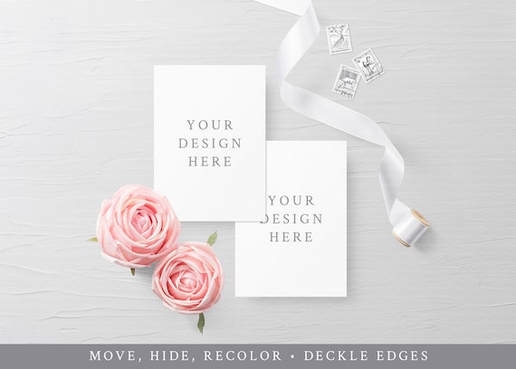 Wedding Invitation Card Mockup 5x7 Invitation Mock Up Mockup Iphone Whatsapp Psd All Free Mockups