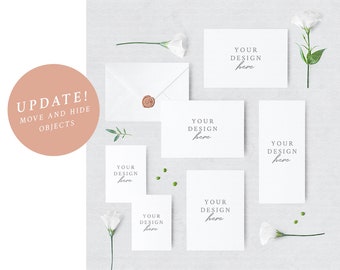 Download Wedding Suite Mockup With Invitation Rsvp Menu Table Card Envelope And Flowers Psd Jpeg Styled Stock Photography Magazine Cover Mockup Psd Free Download All Free Mockups PSD Mockup Templates