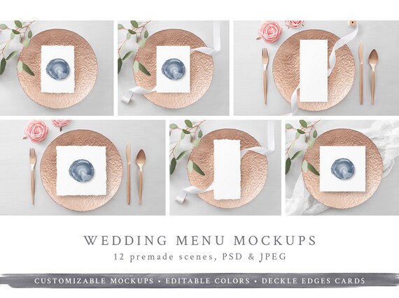 Wedding Menu Mockups Wedding Mockup Program Mockup Menu Wedding Menu Mockups Wedding Mockup Program Mockup Menu