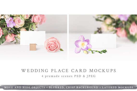 Wedding Place Card Mockup 35 X 2 Wedding Card Wedding Place Card Mockup 35 X 2 Wedding Card