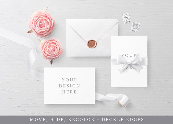 Download Wedding Invitation Set Mockup Wedding Suite Invitation Etsy