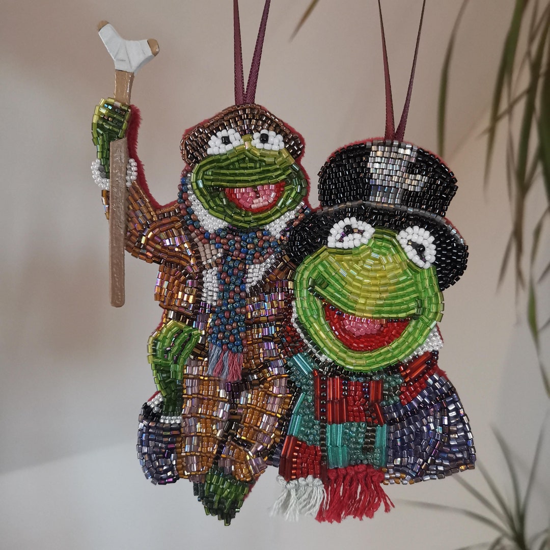 MUPPET CHRISTMAS CAROL Kermit Frog Bob Cratchit Tiny Tim Scrooge